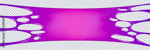 Flowing purple sticky liquid