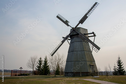 Old windmill in Belarus