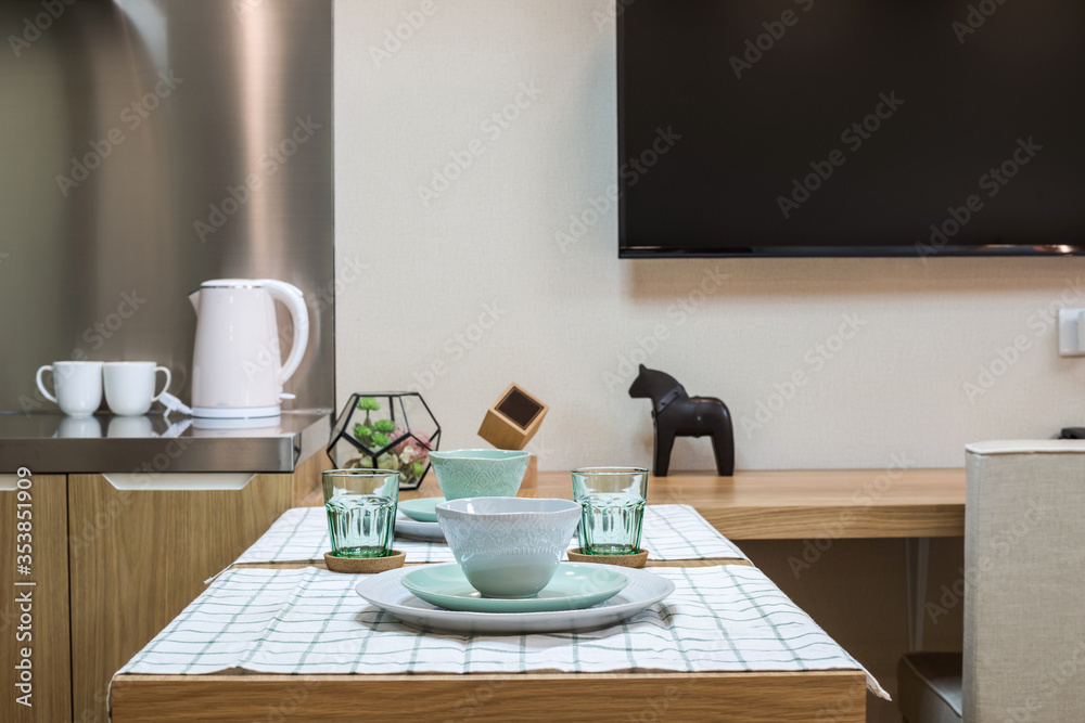 Modern apartment interior Modern apartment interior