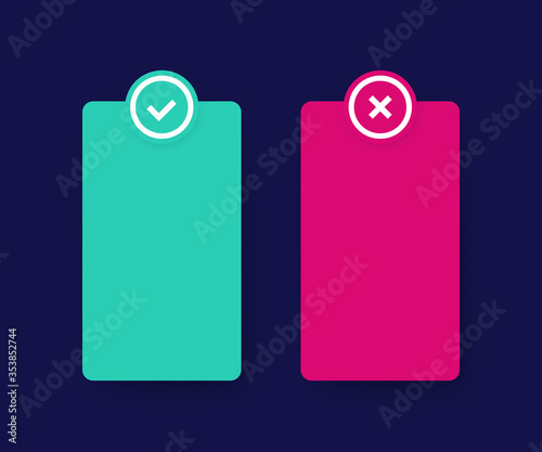 positive and negative list design, vector