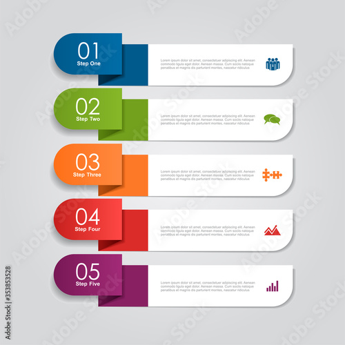 Infographic design template with place for your data. Vector illustration.