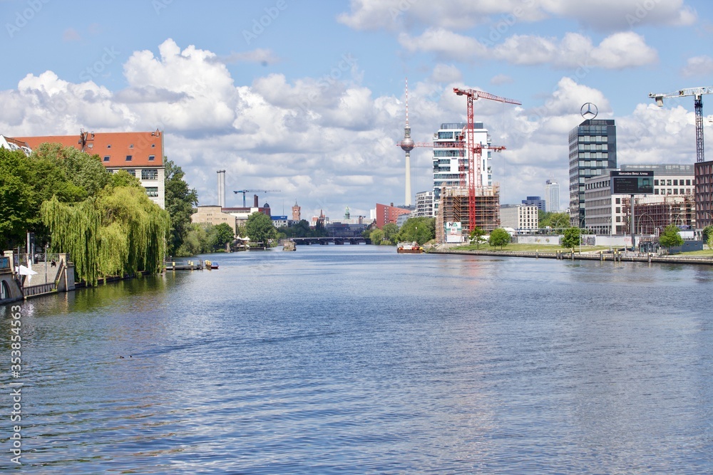 The spree river in berlin