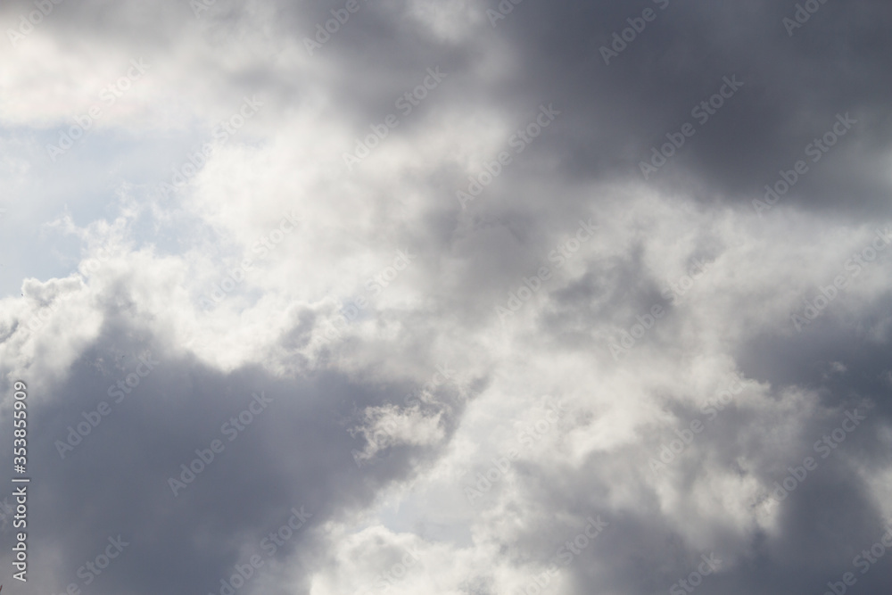 Stormy clouds background