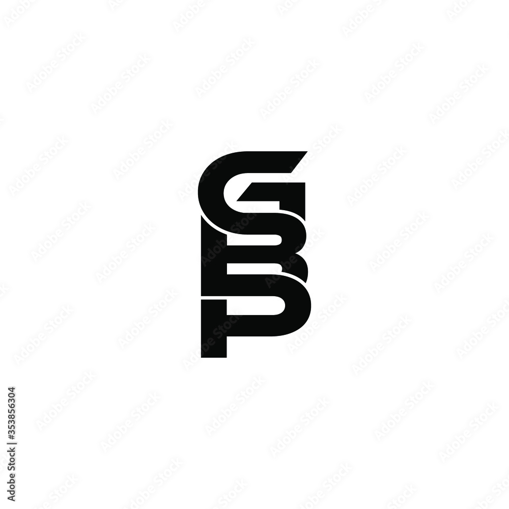 gbp letter original monogram logo design gbp letter original monogram logo design