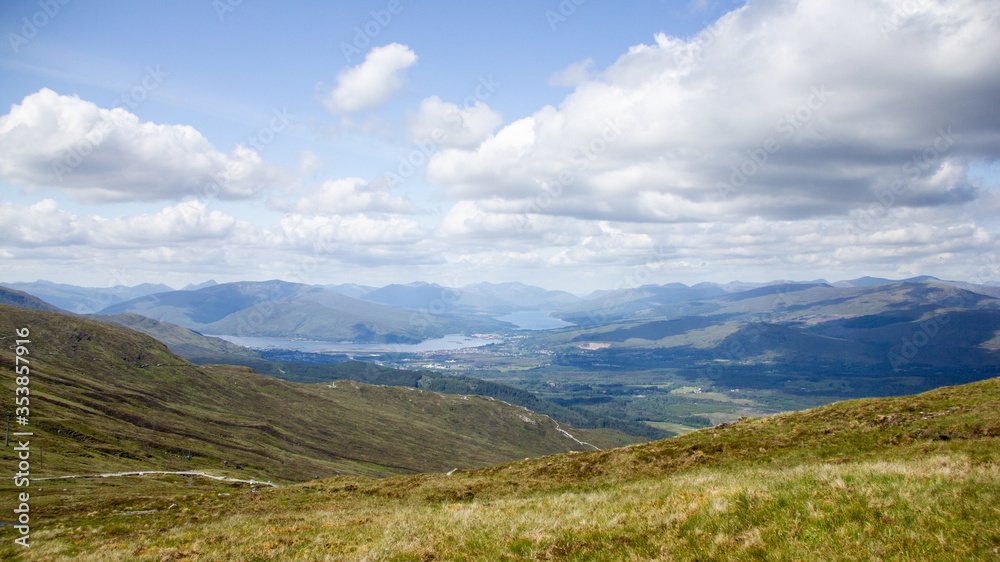 View from Ben Nevis, Scotland