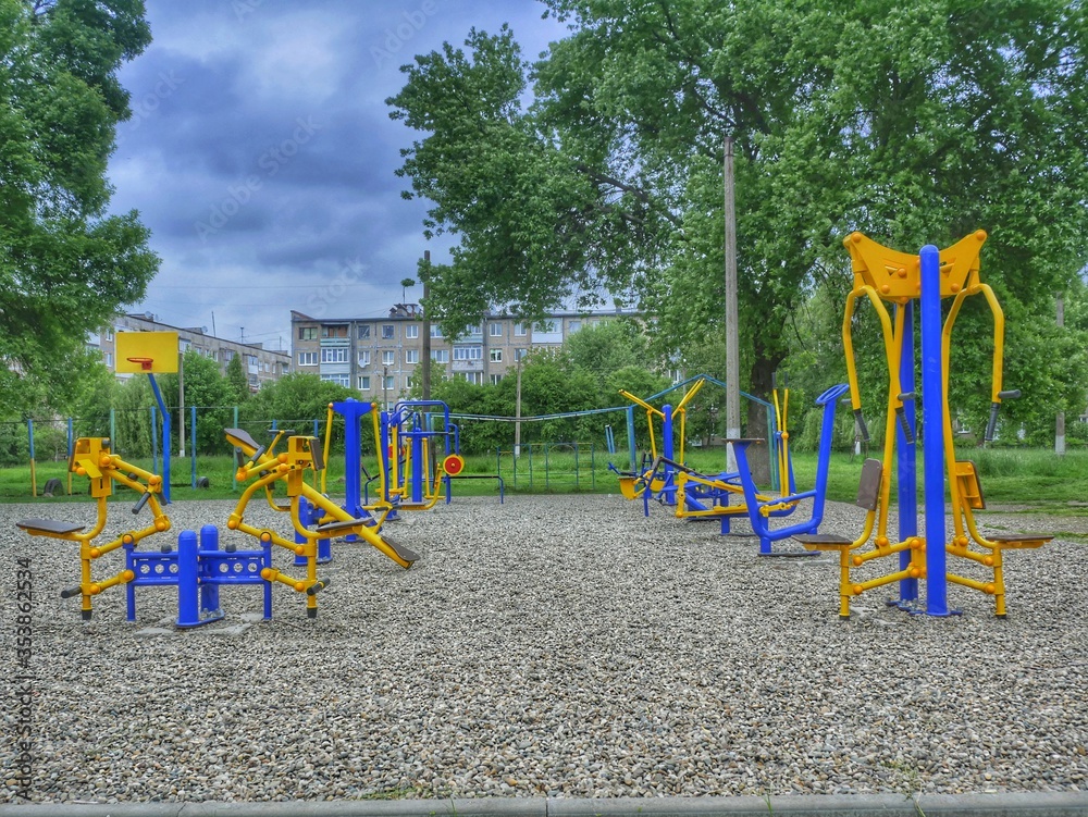 Fototapeta premium playground in the park