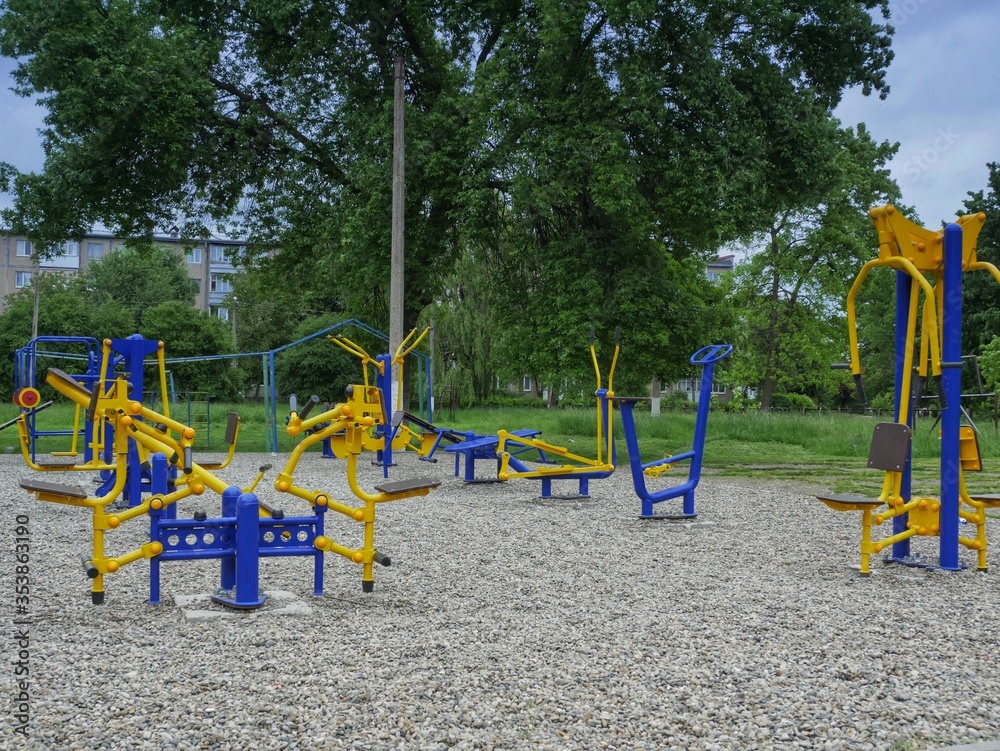 Fototapeta premium playground in the park