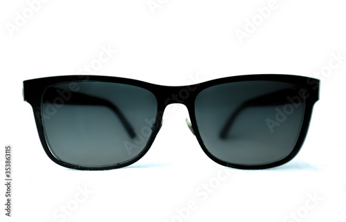 Vntage retro black sunglasses for advertising