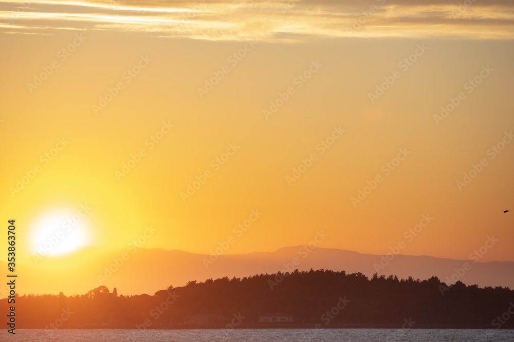 Sea coast of the resort town of Urla, Turkey, Izmir Sea coast of the resort town of Urla, Turkey, Izmir