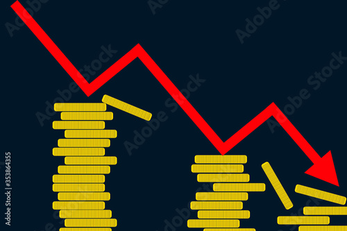 The Fall of economy,bank and market made recession for a long time 