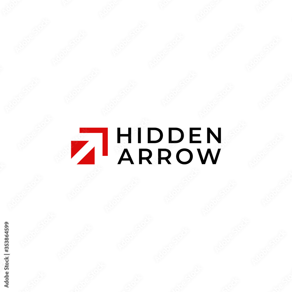 Simple modern design logo with a positive movement arrow symbol Simple modern design logo with a positive movement arrow symbol