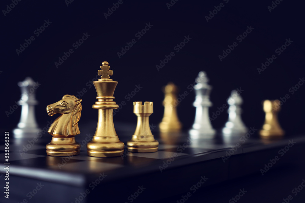 Image of chess game. Business, competition, strategy, leadership and success concept Image of chess game. Business, competition, strategy, leadership and success concept