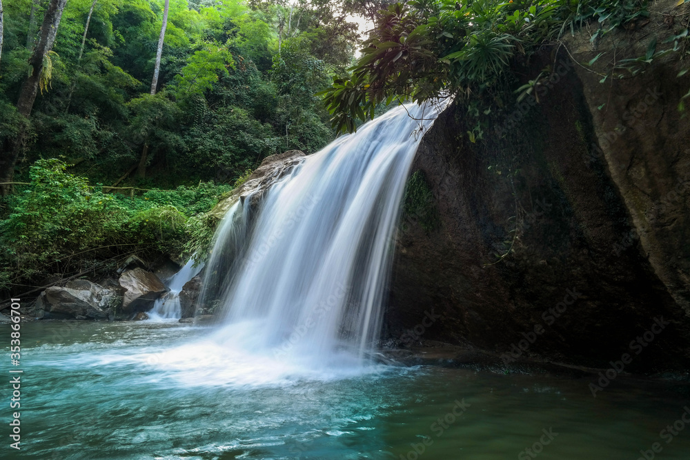 Mae Sa waterfall in the forest at Chiang Mai Province Mae Sa waterfall in the forest at Chiang Mai Province