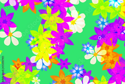 decorative floral flowers background