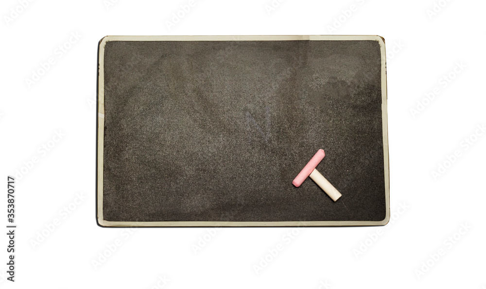 school chalkboard isolated on white school chalkboard isolated on white