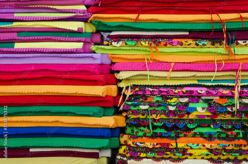 Arab traditional textiles - Stock image Arab traditional textiles - Stock image
