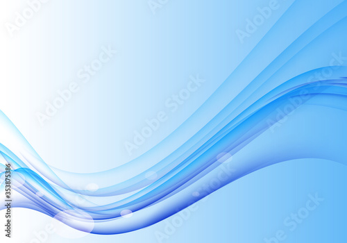 Blue background with wave