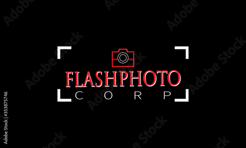 flash photo logo design 