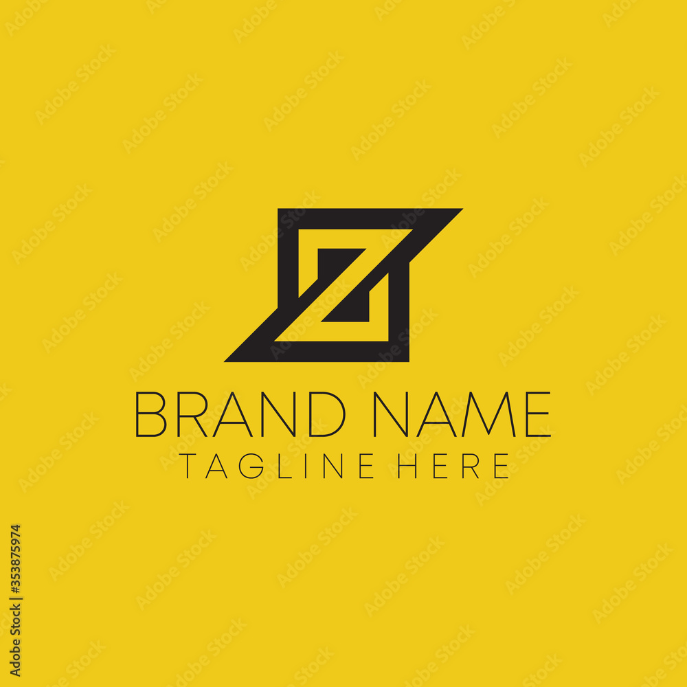 simple z letter elegant logo. z gaming logo vector. Stock Vector | Adobe  Stock