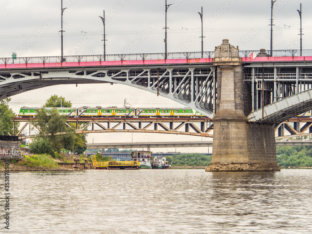 Naklejka premium Bridge Warsaw