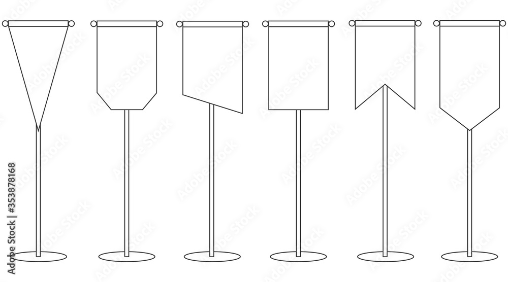Flag, flag icon, flag on flagpole isolated on white background. Vector, cartoon illustration. Flag, flag icon, flag on flagpole isolated on white background. Vector, cartoon illustration.