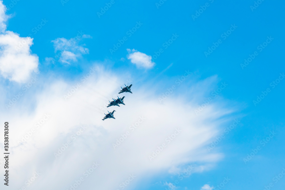 fighter planes in the blue sky fighter planes in the blue sky