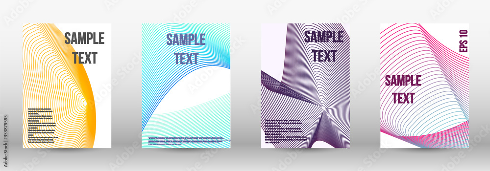 Geometric template with lines Geometric template with lines
