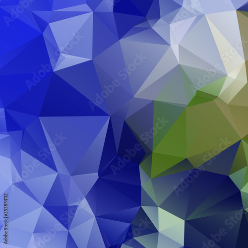 Vector polygonal world map. Low poly design background. planet earth illustration. Conceptual world map synthesis. Spaces for your text. 