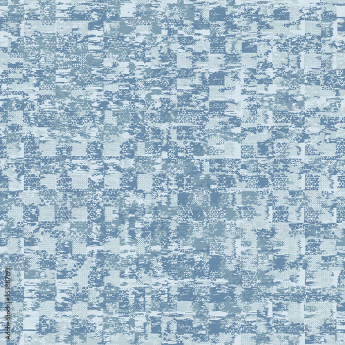 Plaid. Seamless Grunge Stripes. Abstract Texture with Horizontal and Vertical Strokes. Scribbled Grunge Motif for Cotton, Print, Calico. Scottish Motiff. Vector Texture.