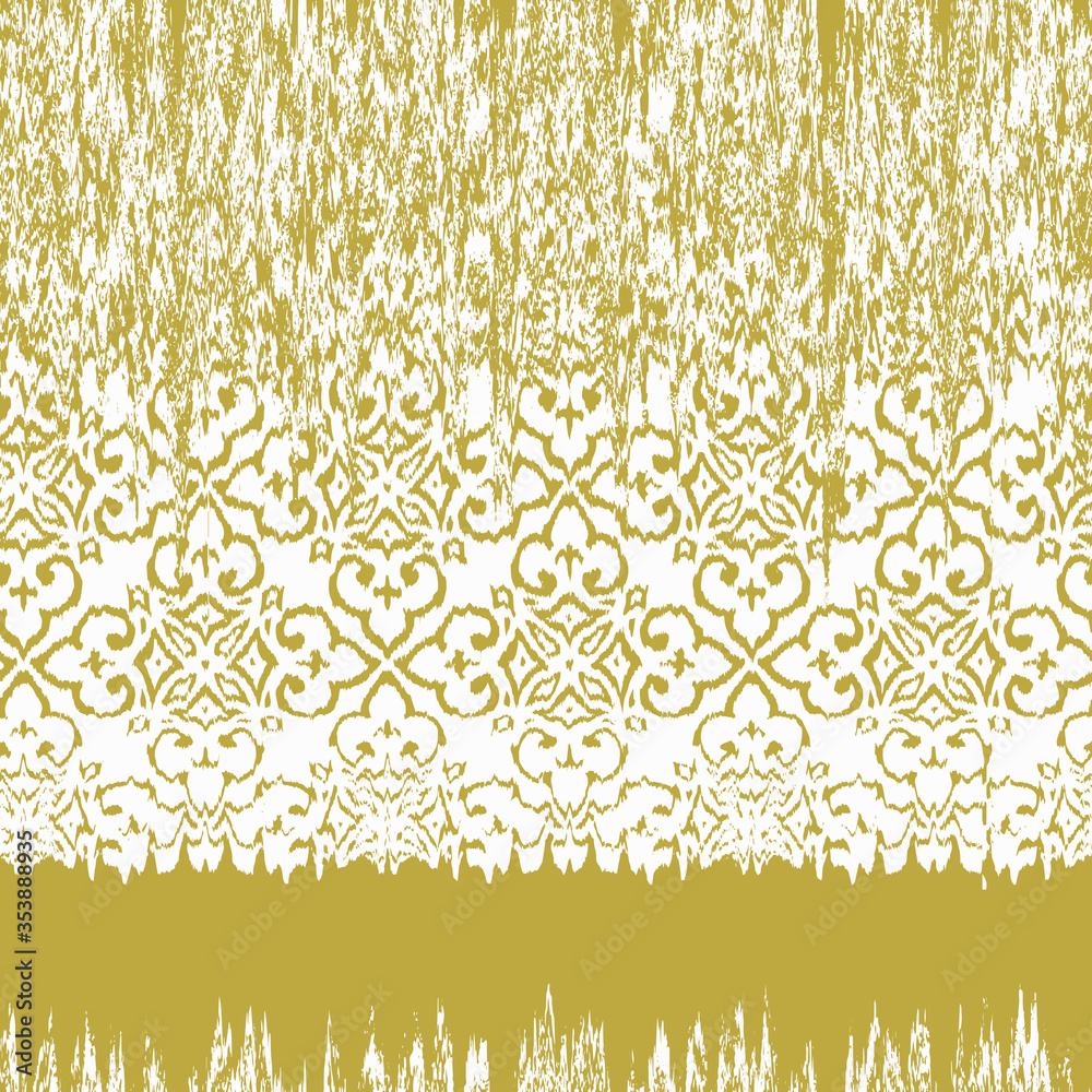 Seamless abstract golden background 