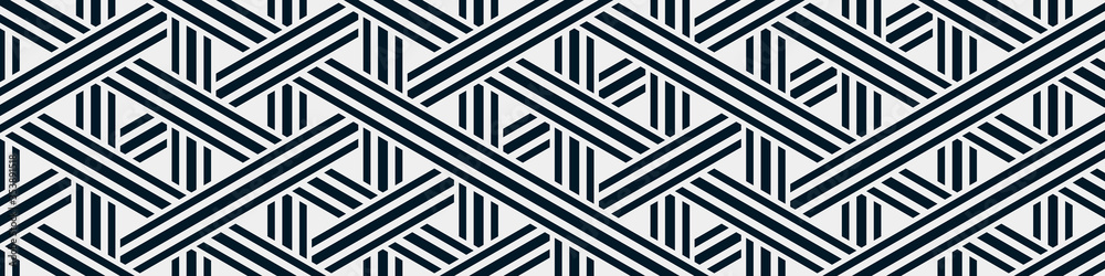 Fototapeta premium Colour Hexagon Tile Connection art background design illustration
