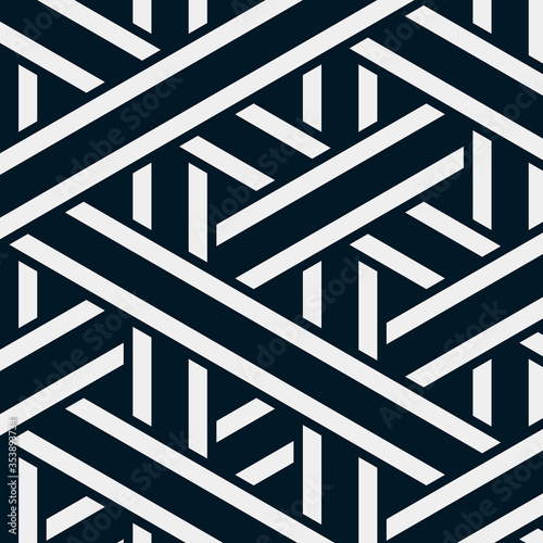 Colour Hexagon Tile Connection art background design illustration