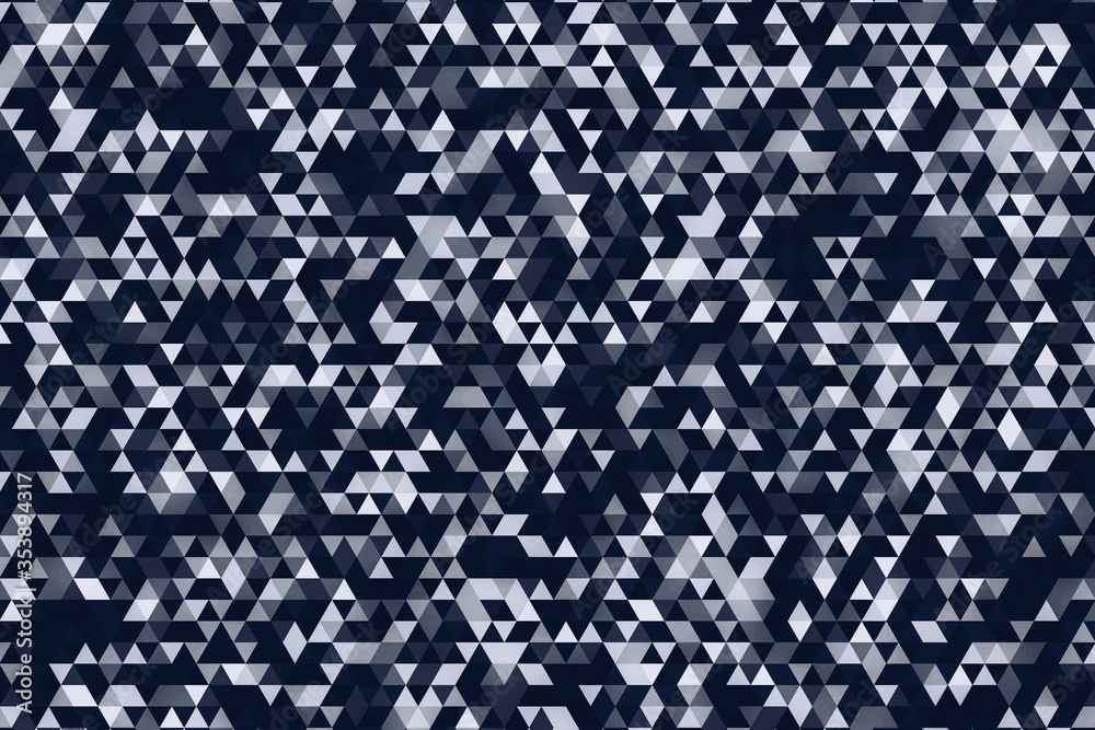 Abstract polygonal triangle illustration. Triangular backdrop.