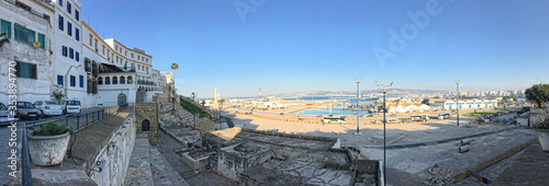 Fototapeta Naklejka Na Ścianę i Meble -  Panorama of harbor in Tangier, Morocco