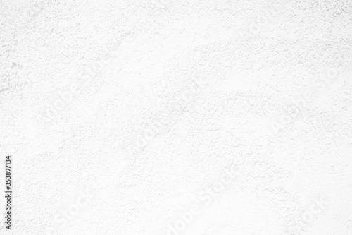 White Unfinished Mortar Wall Texture Background.