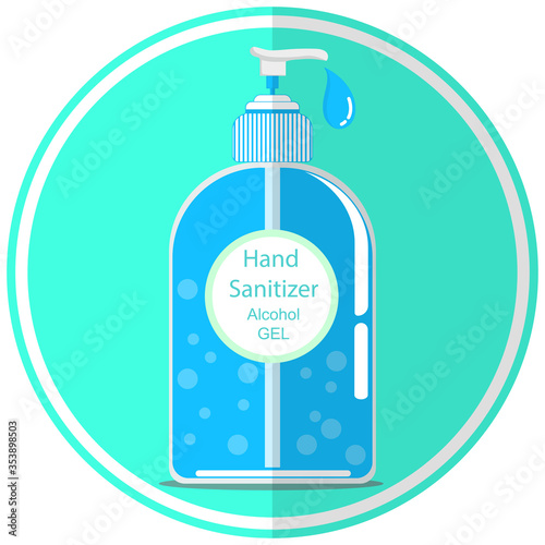 bottle gel alcohol for wash hand coronavirus Sterilize  prevention the virus