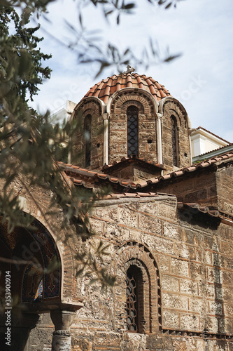 The Church of Panaghia Kapnikarea is a Greek Orthodox church and one of the oldest churches in Athens. photo