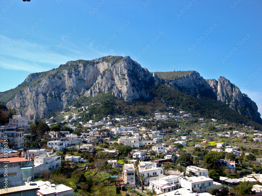 montanha em Capri