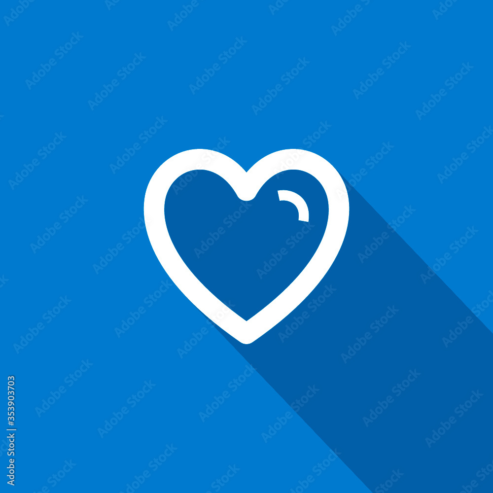 Favorites isolated minimal icon. Heart line vector icon for websites and mobile minimalistic flat design.