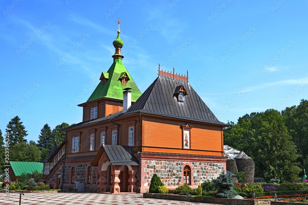Estonia. Building in the ensemble of the Puhtitsky Monastery Estonia. Building in the ensemble of the Puhtitsky Monastery