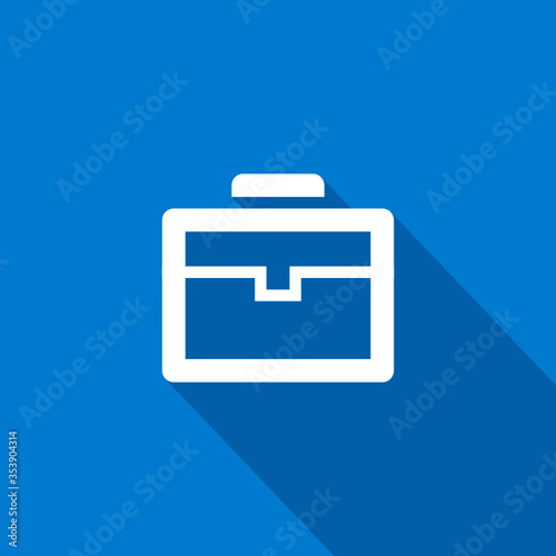 Case isolated minimal single flat linear icon for application and web. Diplomat line vector icon for websites and mobile minimalistic flat design.