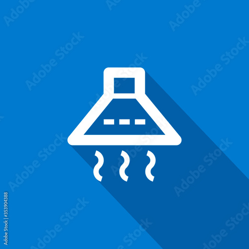 kitchen hood isolated minimal single flat icon. Home line vector icon for websites and mobile minimalistic flat design.
