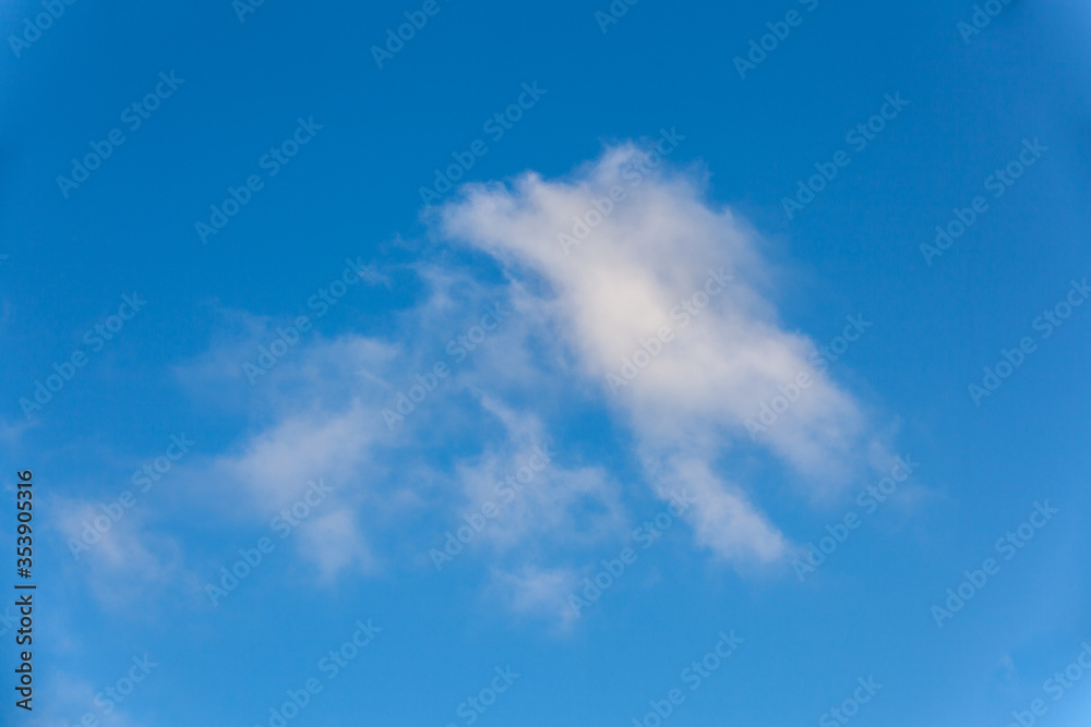 Blue sky background with clouds