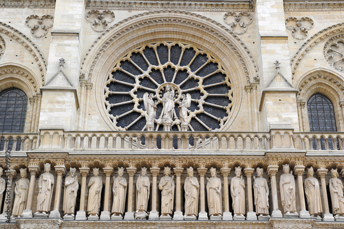 Notre Dame in Paris in details 