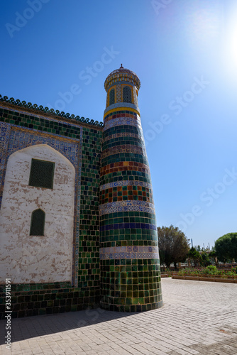 17th century Tomb of Abakh Khoja or Xiangfei in Kashgar, Xinjiang, China photo