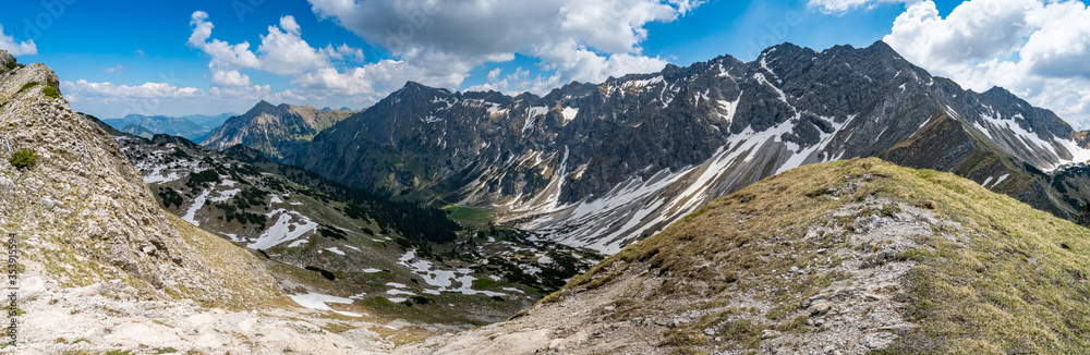Mountain tour in the Allgau Alps