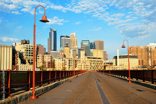 Minneapolis from the Stone Arch Bridge