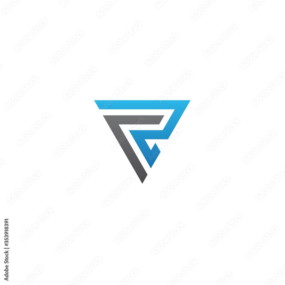 initial r with abstract logo design vector element template initial r with abstract logo design vector element template