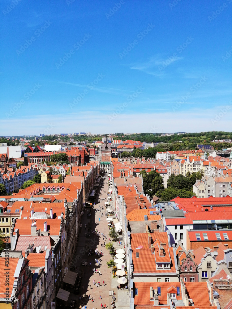 Obraz premium Výhledy Gdaňska