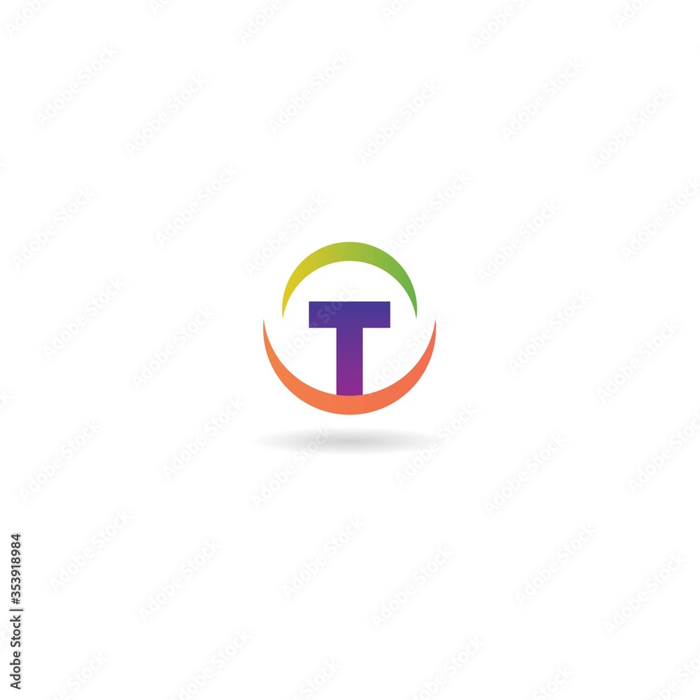 initial t logo design vector element template initial t logo design vector element template